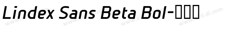 Lindex Sans Beta Bol字体转换